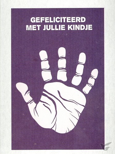 Productafbeelding: voorkant van Kaart gefeliciteerd met jullie kindje