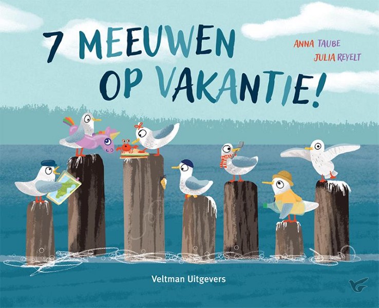 Productafbeelding: voorkant van 7 meeuwen op vakantie!