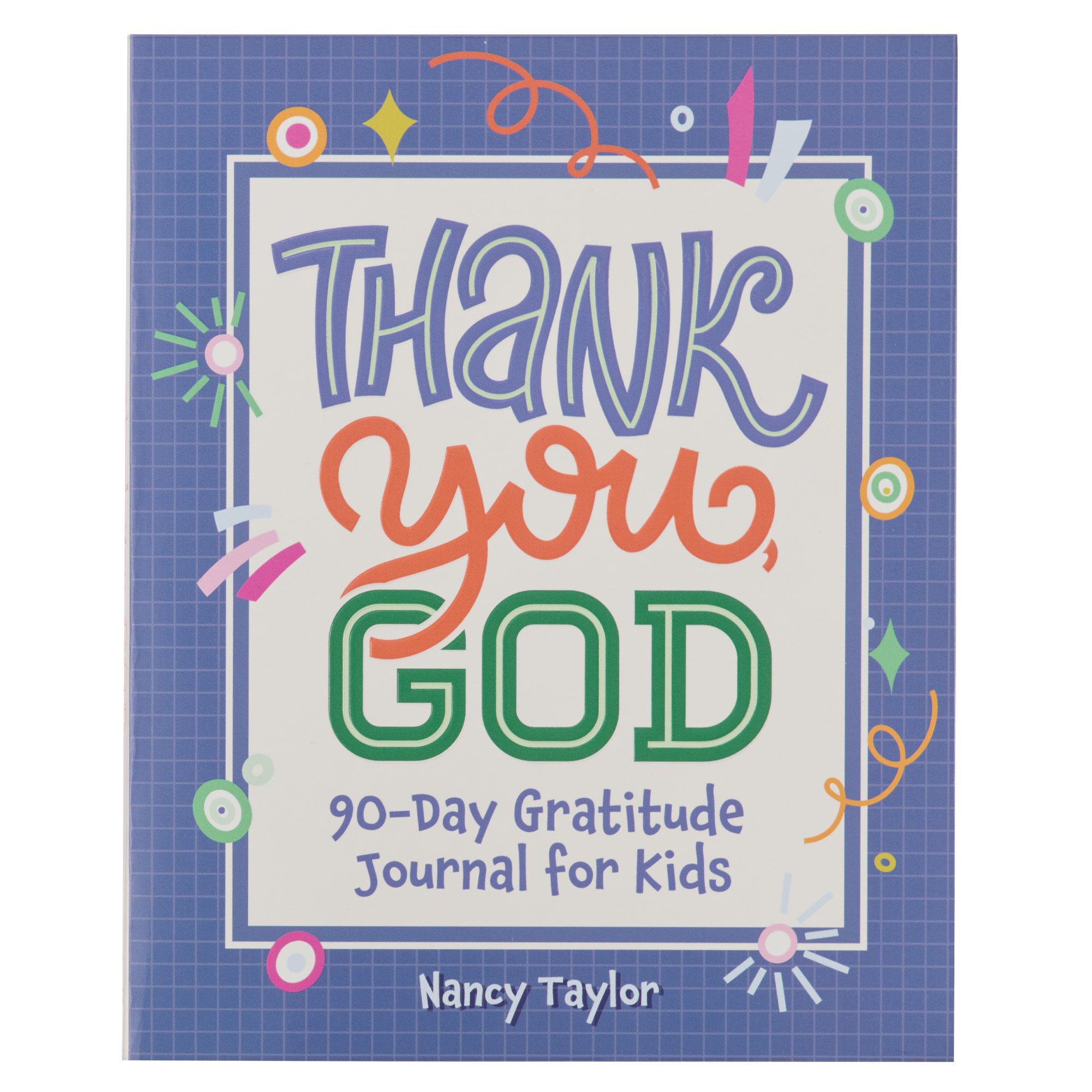Productafbeelding: voorkant van Kid Book Thank you, God! 90 Day Gratitude Journal