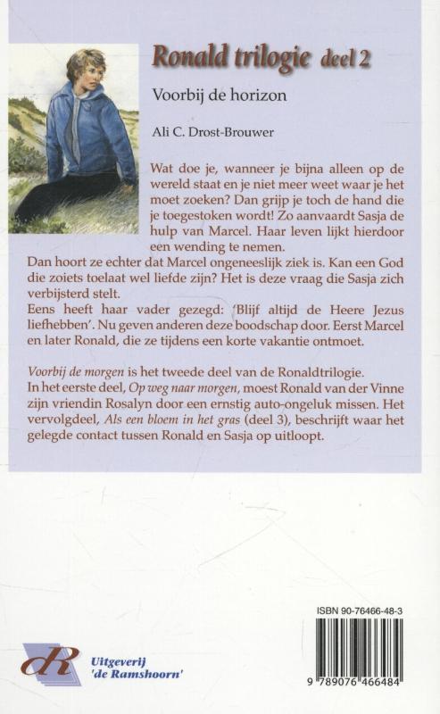 Productafbeelding: achterkant van Ronald trilogie 2 Voorbij de horizon