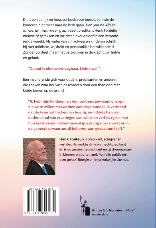 Productafbeelding: achterkant van Blijven geloven in je kinderen