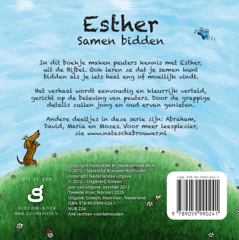 Esther  Productafbeelding: achterkant van Esther