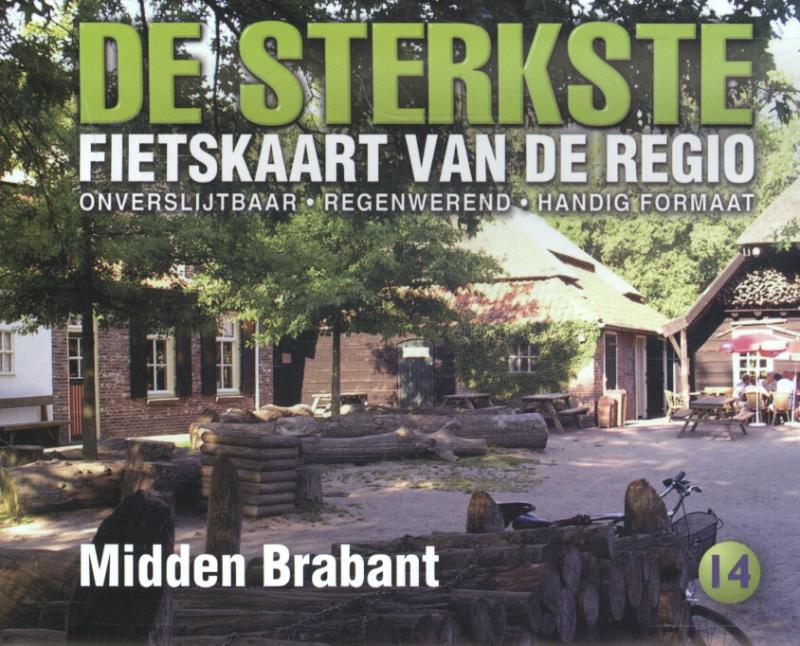 Productafbeelding: voorkant van De sterkste fietskaart van de regio Midden Brabant