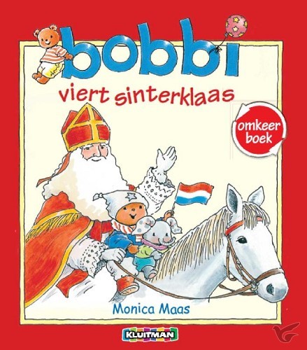 Productafbeelding: voorkant van Bobbi viert sint / kerst omkeerboek