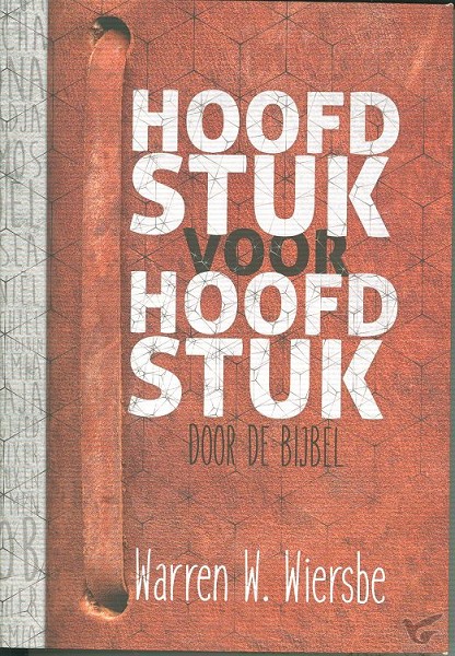 Productafbeelding: voorkant van Hoofdstuk voor hoofdstuk door de bijbel