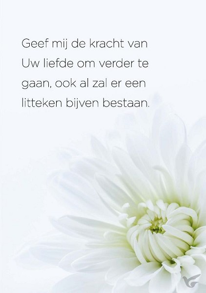 Productafbeelding: voorkant van Wenskaart Geef mij de kracht