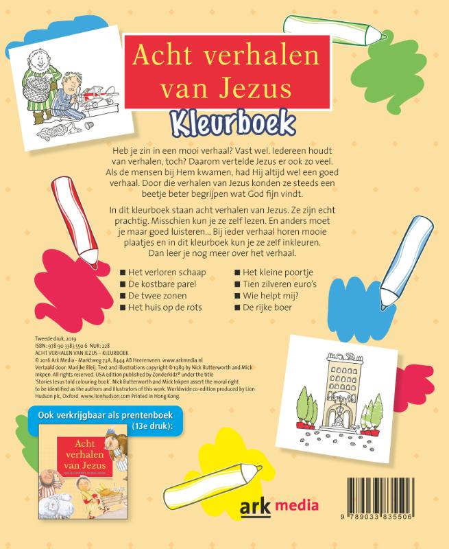 Productafbeelding: achterkant van Acht verhalen van Jezus