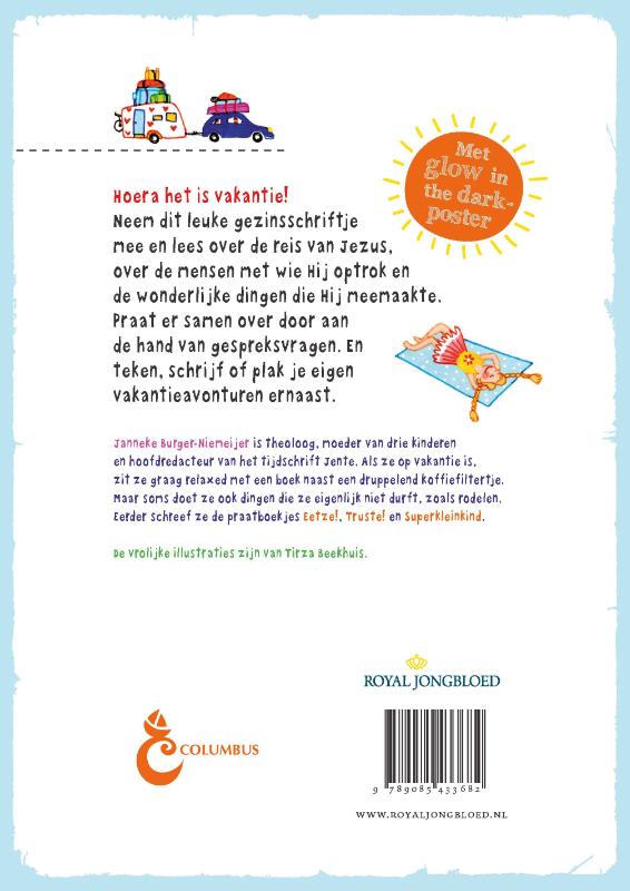 Productafbeelding: achterkant van Op reis met Jezus