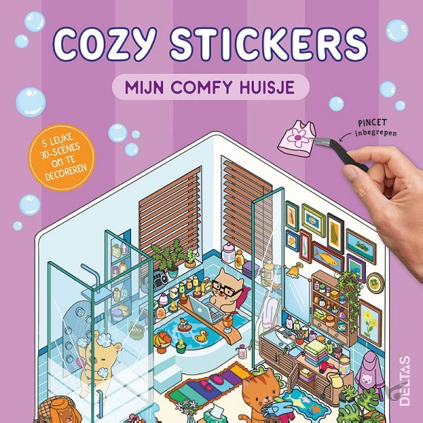 Productafbeelding: voorkant van Cozy Stickers - Mijn comfy huisje