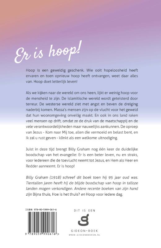 Productafbeelding: achterkant van Er is hoop!