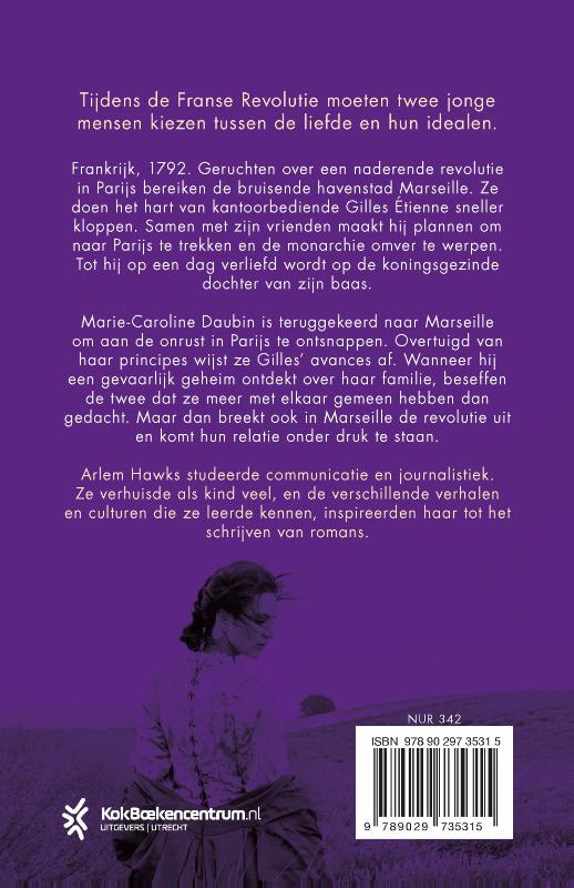 Productafbeelding: achterkant van Het geheim van de lavendel
