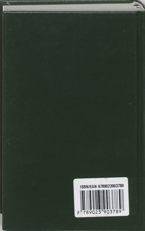 Productafbeelding: achterkant van Dienstboek een proeve