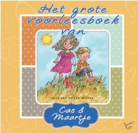Productafbeelding: voorkant van Grote voorleesboek cas en maartje