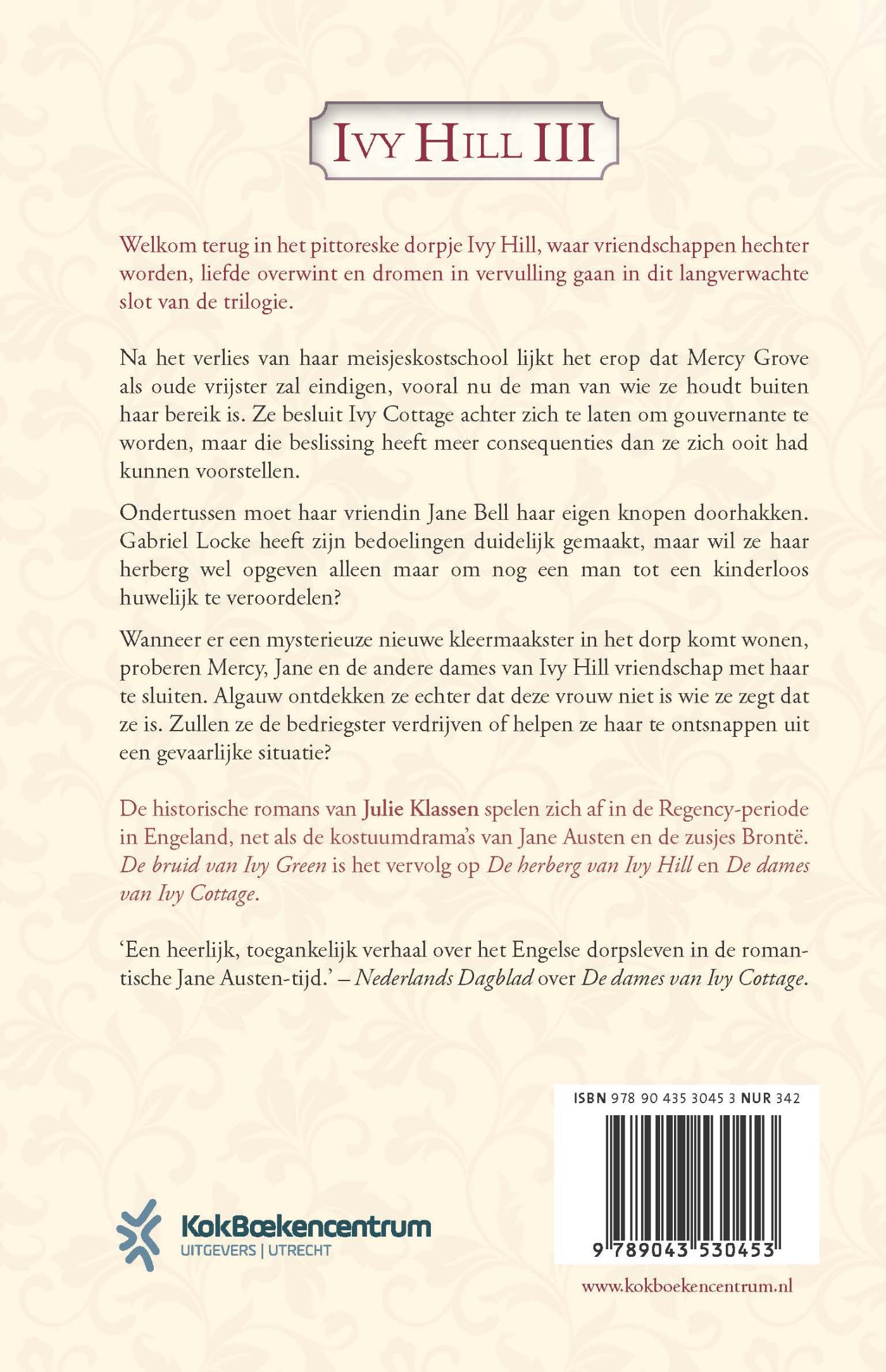 Productafbeelding: achterkant van De bruid van Ivy Green