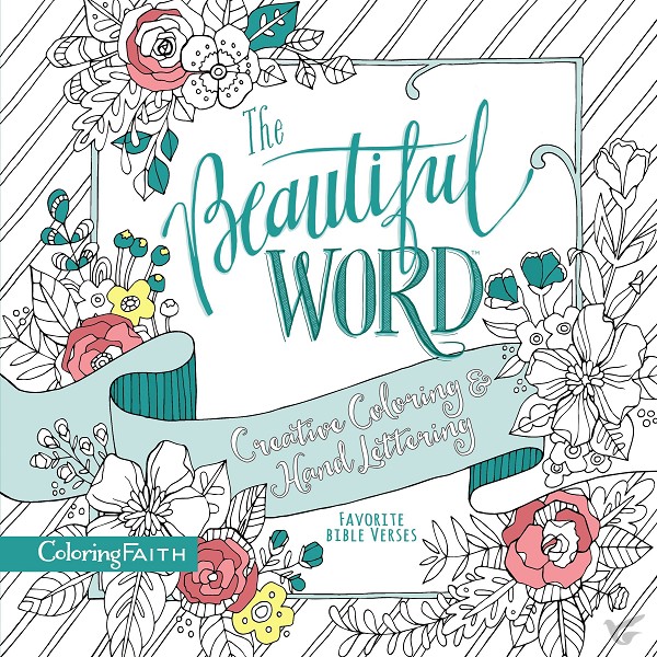 Productafbeelding: voorkant van The Beautiful Word Adult Coloring Book