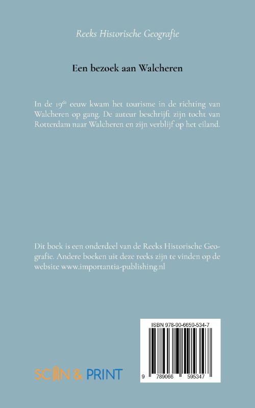 Productafbeelding: achterkant van Een bezoek aan Walcheren