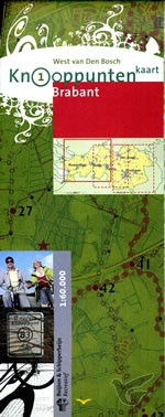 Productafbeelding: voorkant van Knooppuntenkaart brabant 1