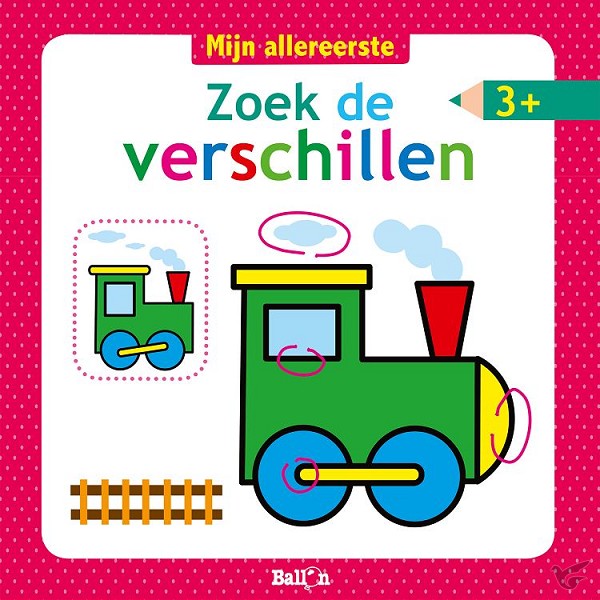 Productafbeelding: voorkant van Zoek de verschillen 3+