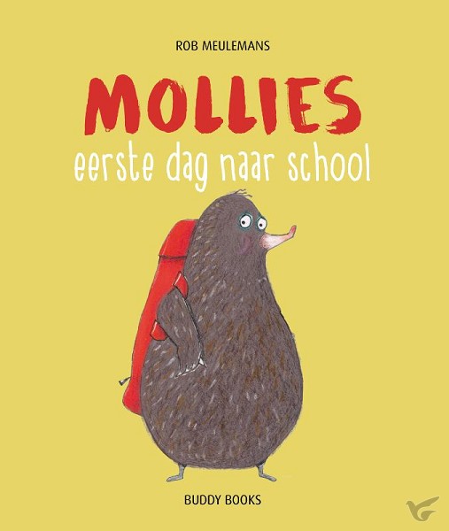 Productafbeelding: voorkant van Mollies eerste dag naar school