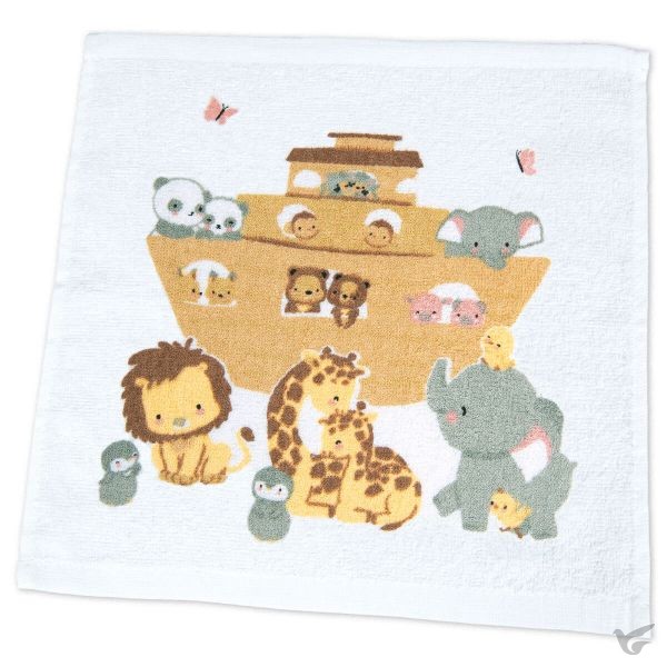 Productafbeelding: voorkant van Handdoekje 30x30cm Ark van Noach