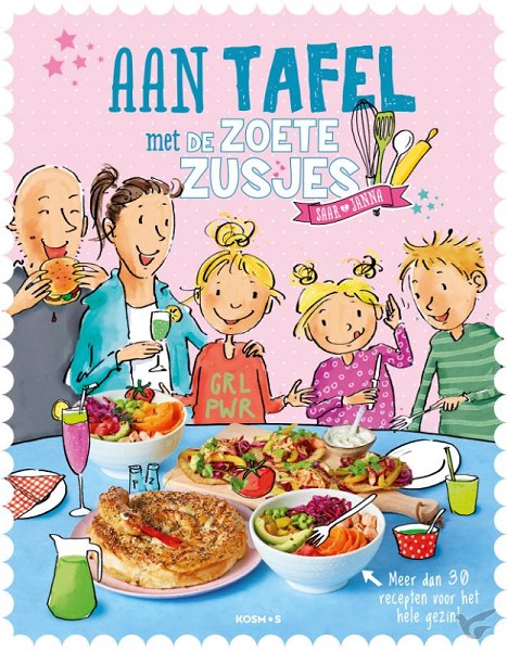 Productafbeelding: voorkant van Aan tafel met de zoete zusjes