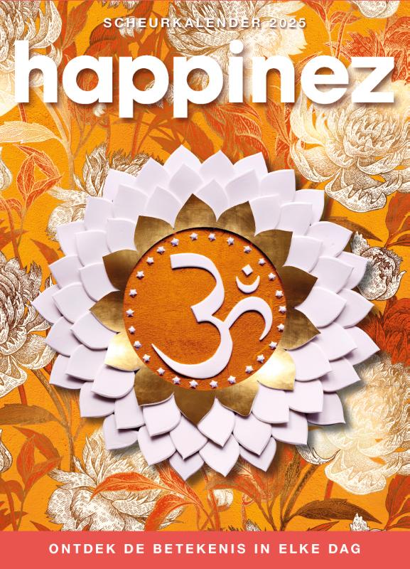 Productafbeelding: voorkant van Happinez spirituele scheurkalender 2025