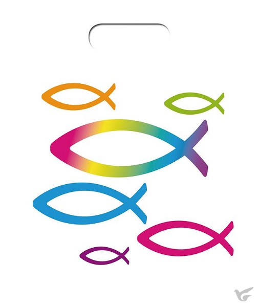 Productafbeelding: voorkant van Draagtassen polyethyleen 35x45cm set 500