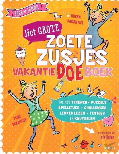 Productafbeelding: voorkant van Het grote Zoete Zusjes vakantiedoeboek