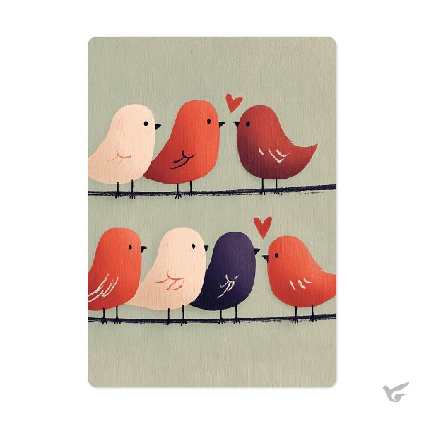 Productafbeelding: voorkant van Kaart Vogeltjes