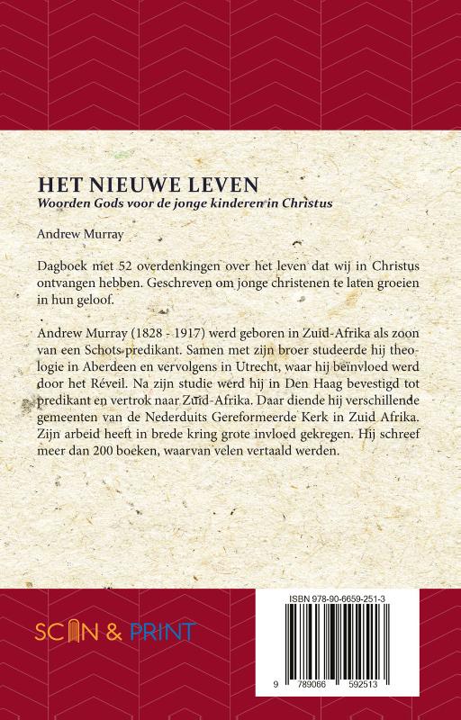 Productafbeelding: achterkant van Het Nieuwe Leven
