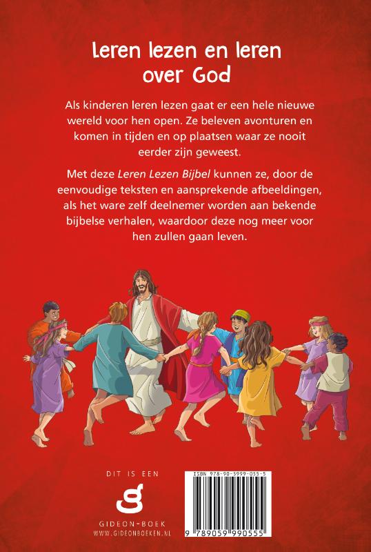 Productafbeelding: achterkant van Leren lezen Bijbel