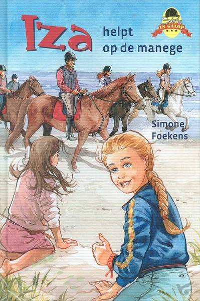 Productafbeelding: voorkant van Iza helpt op de manege