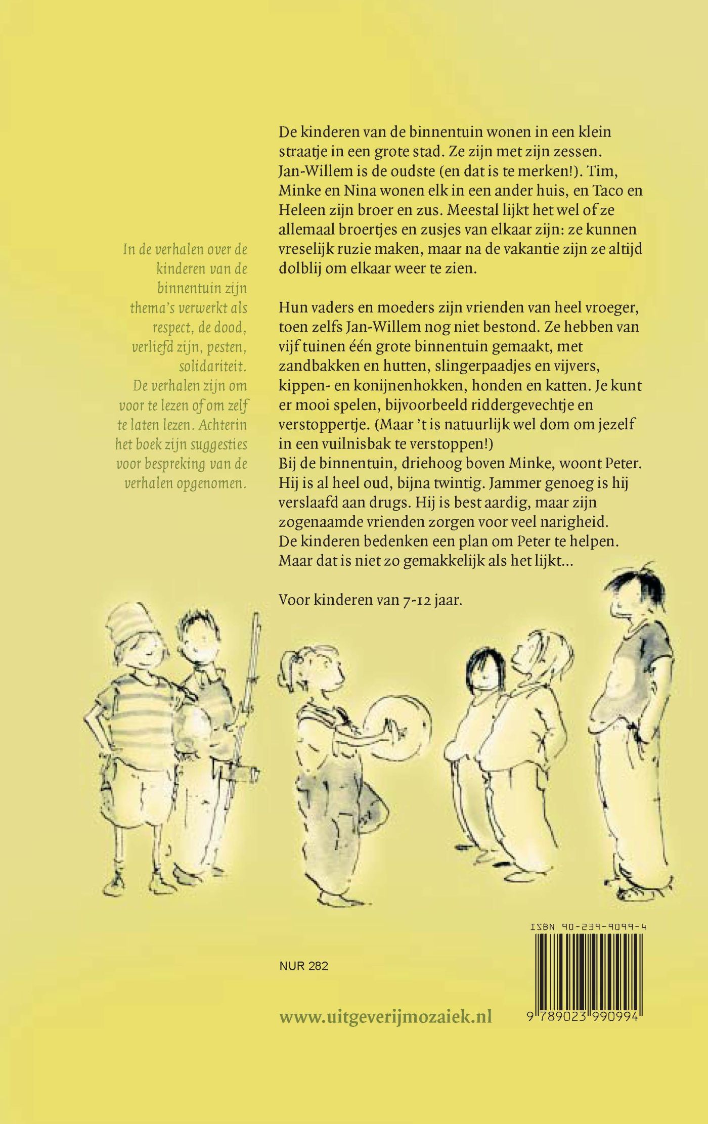 Productafbeelding: achterkant van De kinderen van de binnentuin