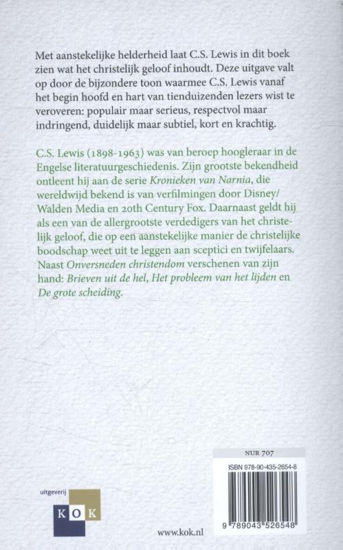 Productafbeelding: achterkant van Onversneden Christendom