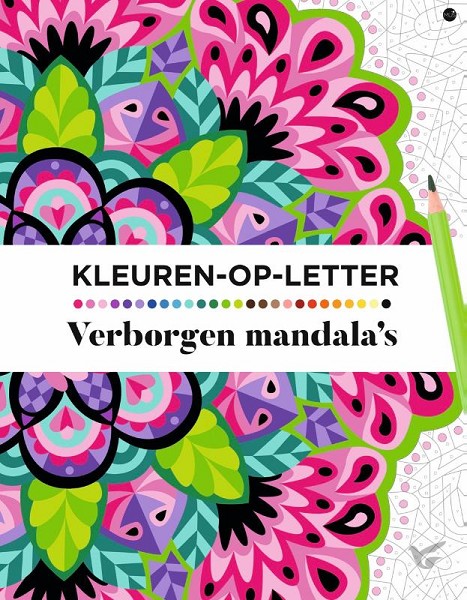Productafbeelding: voorkant van Kleuren op letter / verborgen mandala's