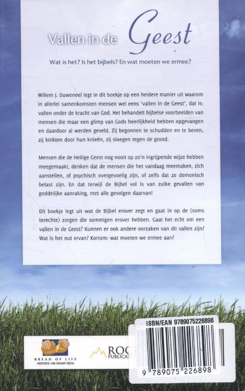 Productafbeelding: achterkant van Vallen in de Geest
