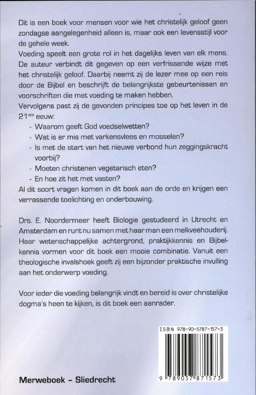 Productafbeelding: achterkant van De hemelse voedselbank