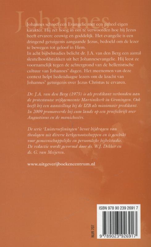 Productafbeelding: achterkant van Evangelie van Johannes