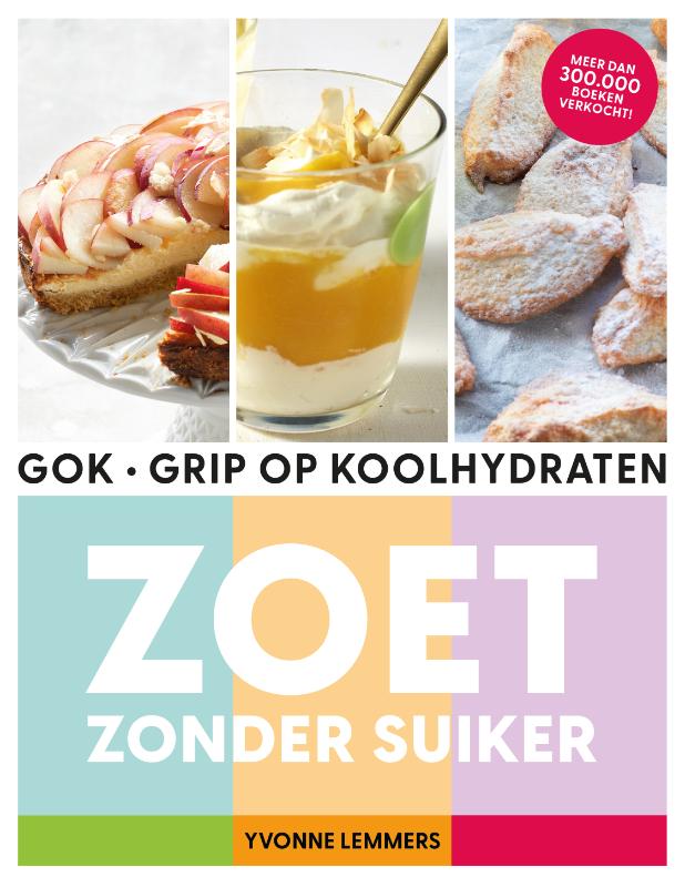 Productafbeelding: voorkant van Grip op koolhydraten - zoet zonder suiker