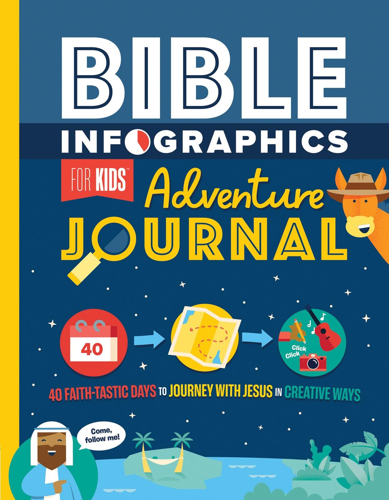 Productafbeelding: voorkant van Bible Infographics For Kids Adventure Journal