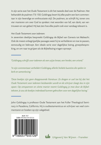 Productafbeelding: achterkant van Psalmen voor iedereen