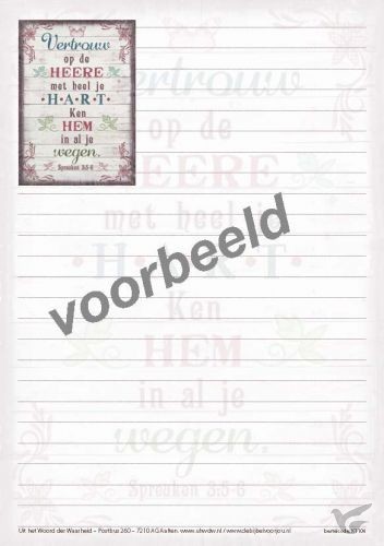 Productafbeelding: voorkant van Vertrouw op de Heere met heel je hart