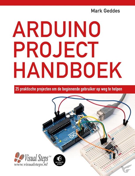 Productafbeelding: voorkant van Arduino project handboek