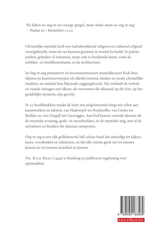 Productafbeelding: achterkant van Oog in oog