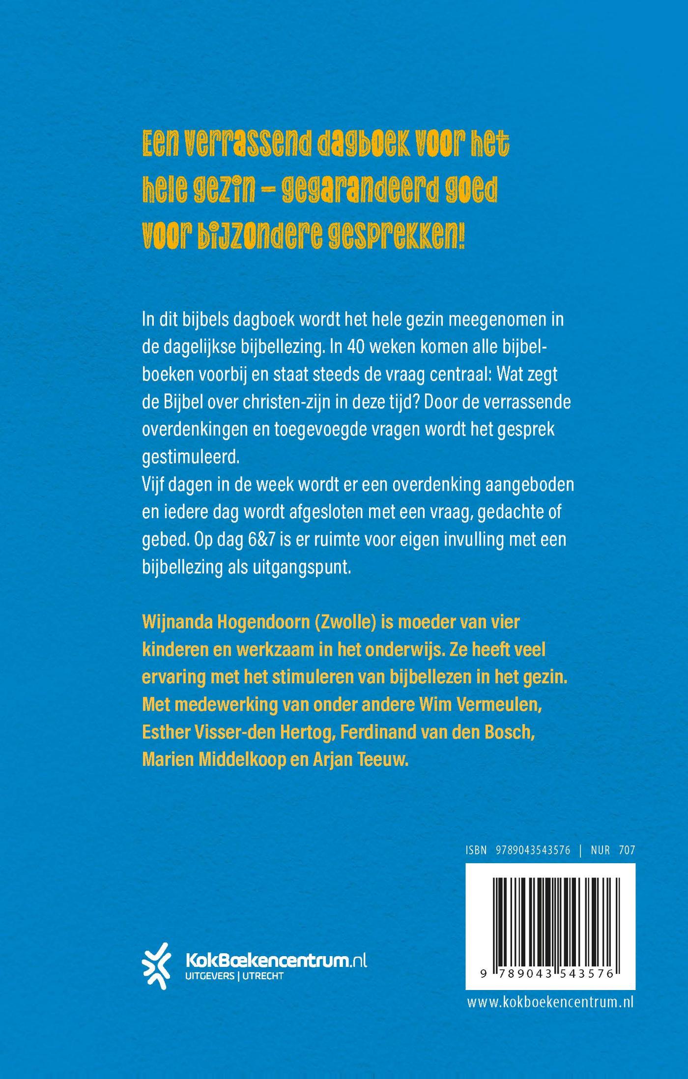 Productafbeelding: achterkant van Samen de hele Bijbel door