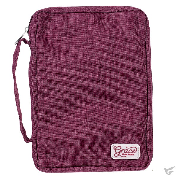 Productafbeelding: voorkant van Plum Poly-Canvas Value Bible Cover with