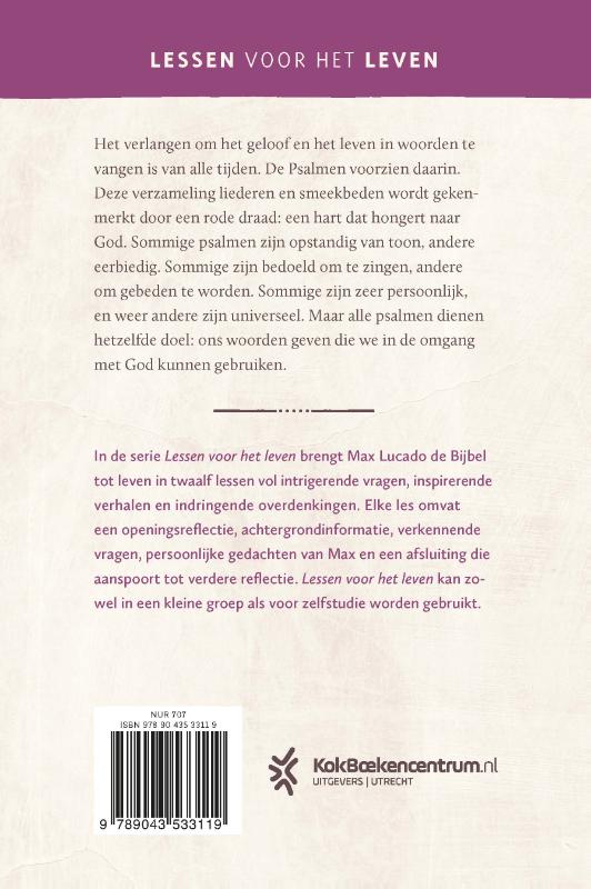 Productafbeelding: achterkant van Psalmen