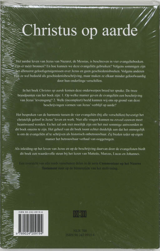 Productafbeelding: achterkant van Christus op aarde