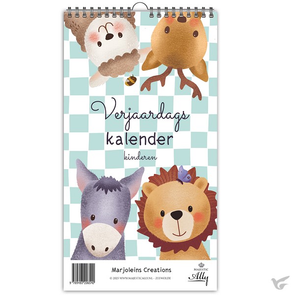 Productafbeelding: voorkant van Verjaardagskalender kinderen Marjoleins