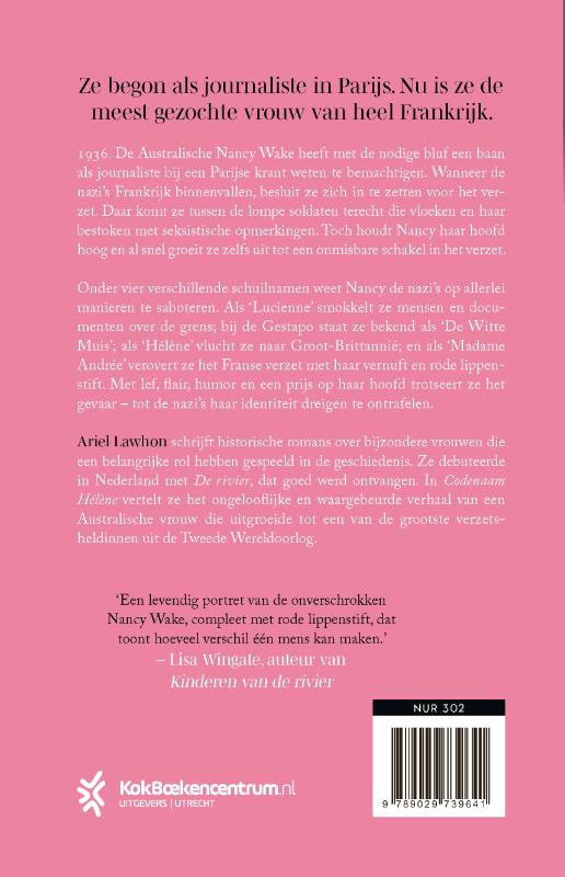 Productafbeelding: achterkant van Codenaam Hélène